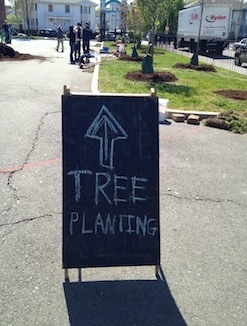 Tree Planting Sign